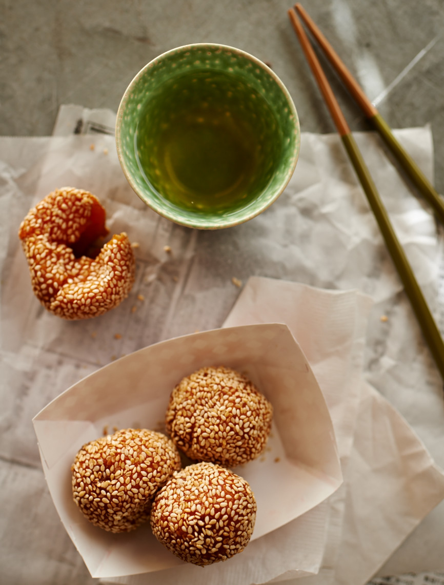 Sesame Wonton Buns